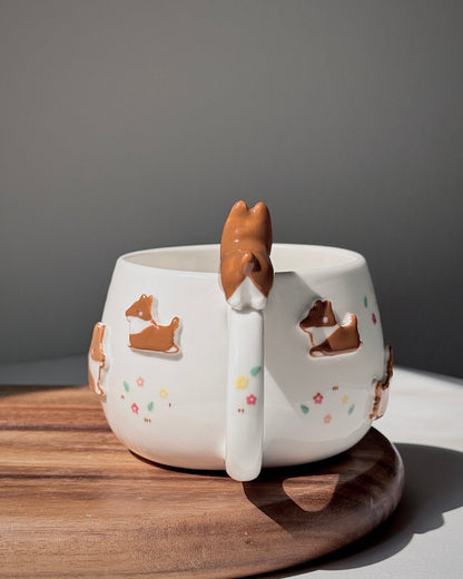 CORGI, CHUBBY size cup (PRE-ORDER), Estimated Completion: APRIL