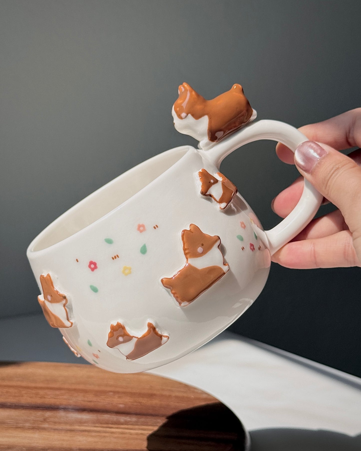 CORGI, CHUBBY size cup (PRE-ORDER), Estimated Completion: APRIL