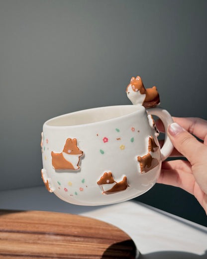 CORGI, CHUBBY size cup (PRE-ORDER), Estimated Completion: APRIL