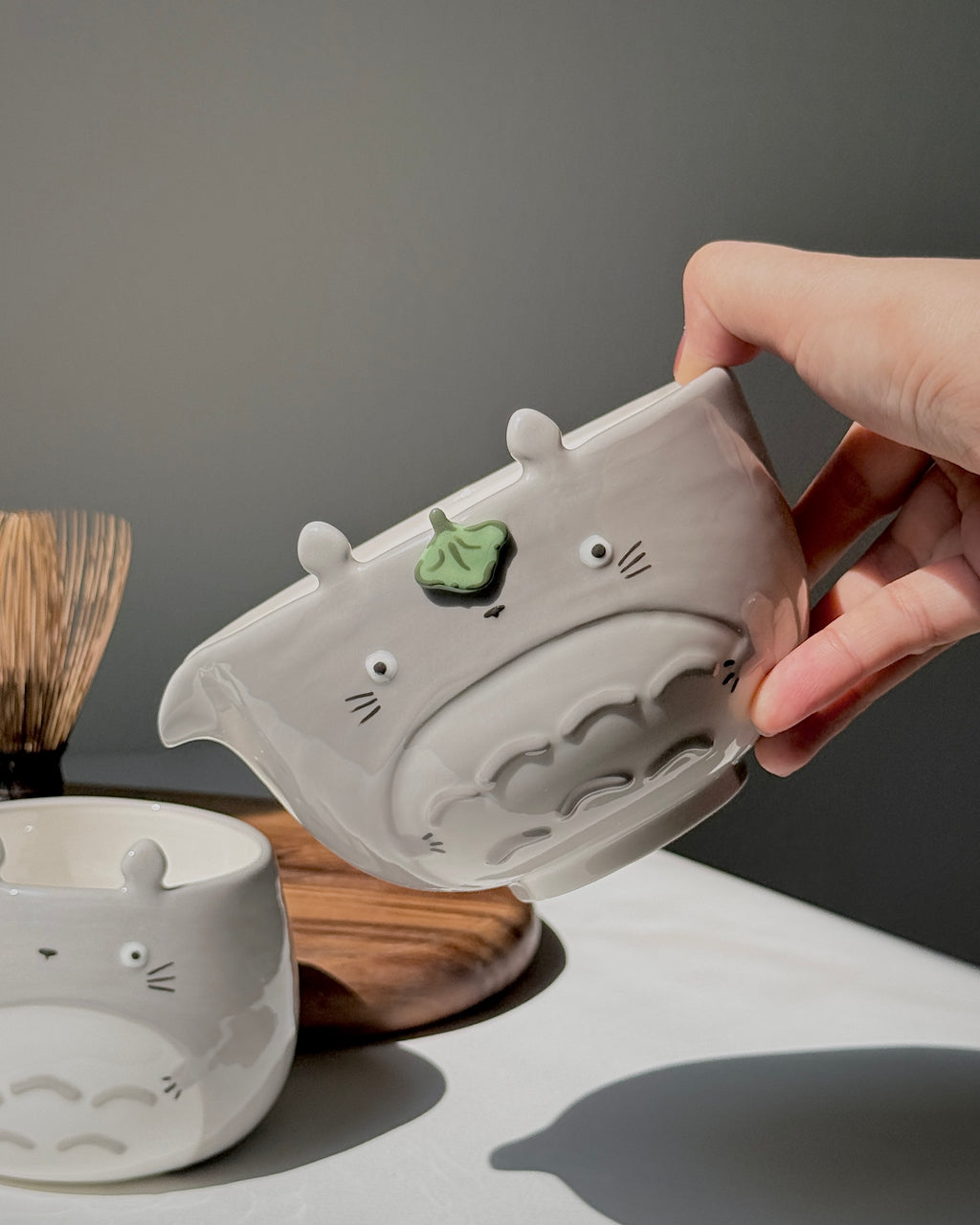 FLUFFY GREY SPIRIT Matcha Bowl