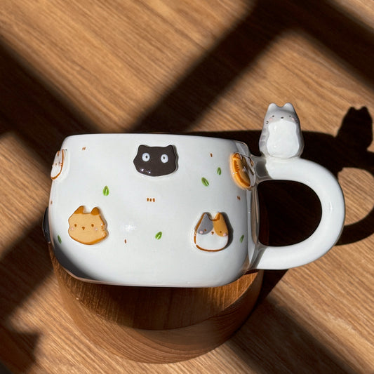 CAT cup, CHUBBY size (PRE-ORDER), Estimated Completion: November