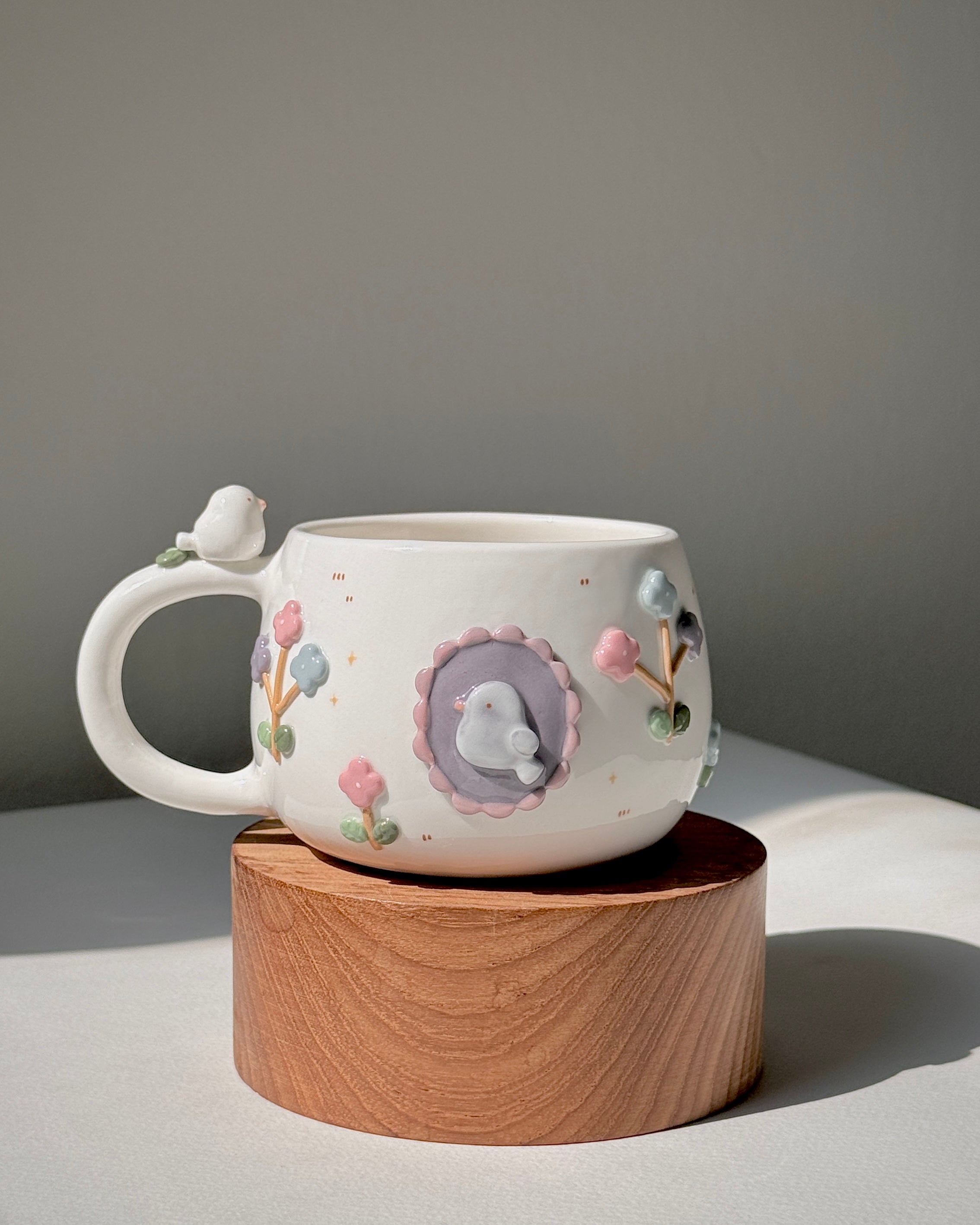 BLOSSOM BIRD, CHUBBY size cup (PRE-ORDER), Estimated Completion: JUNE