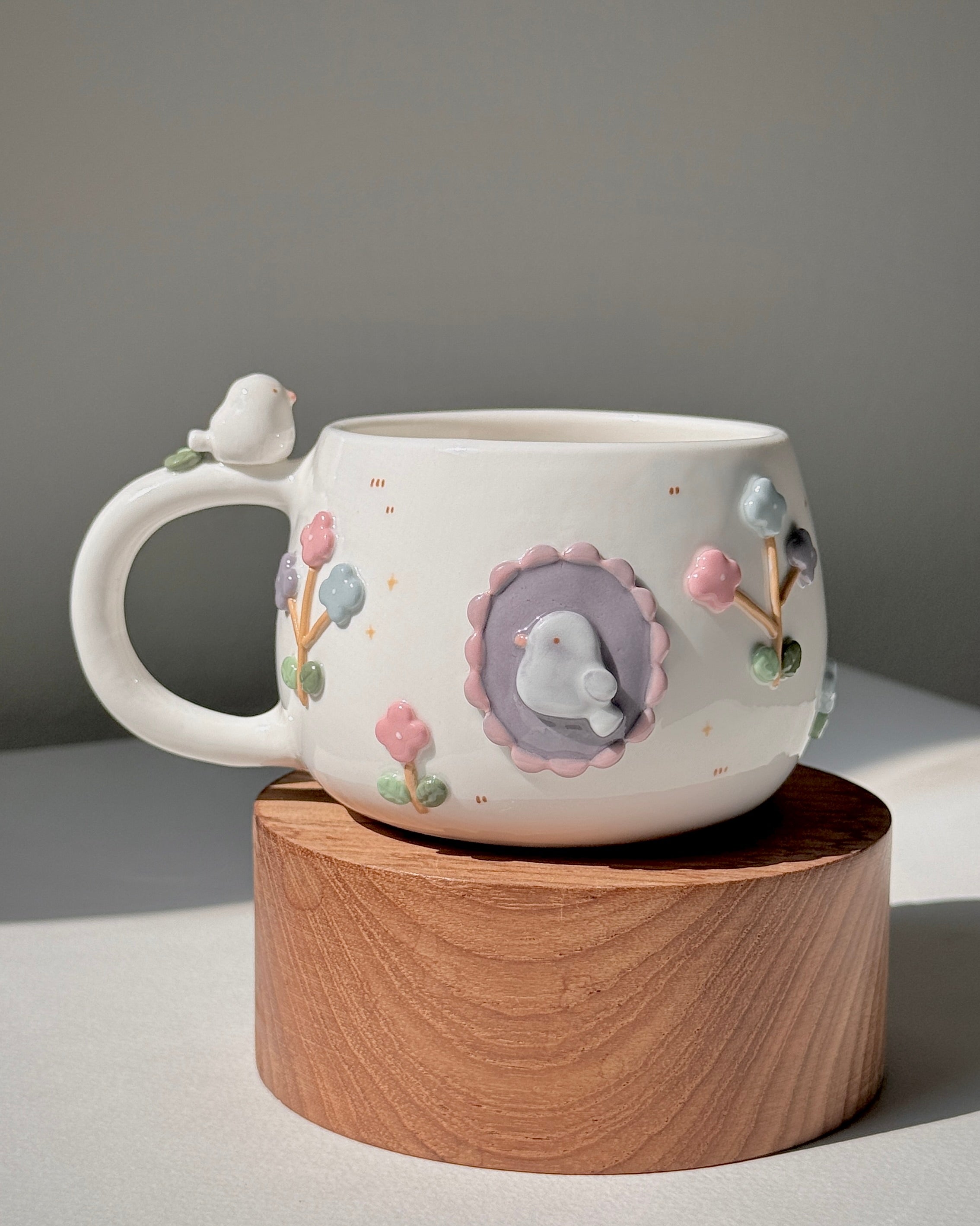 BLOSSOM BIRD, CHUBBY size cup (PRE-ORDER), Estimated Completion: JUNE