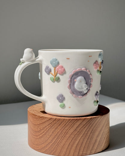 BLOSSOM BIRD, CLASSIC size cup (PRE-ORDER), Estimated Completion: MAY