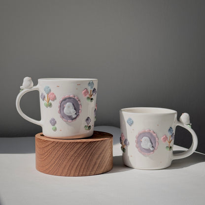 BLOSSOM BIRD, CLASSIC size cup (PRE-ORDER), Estimated Completion: MAY