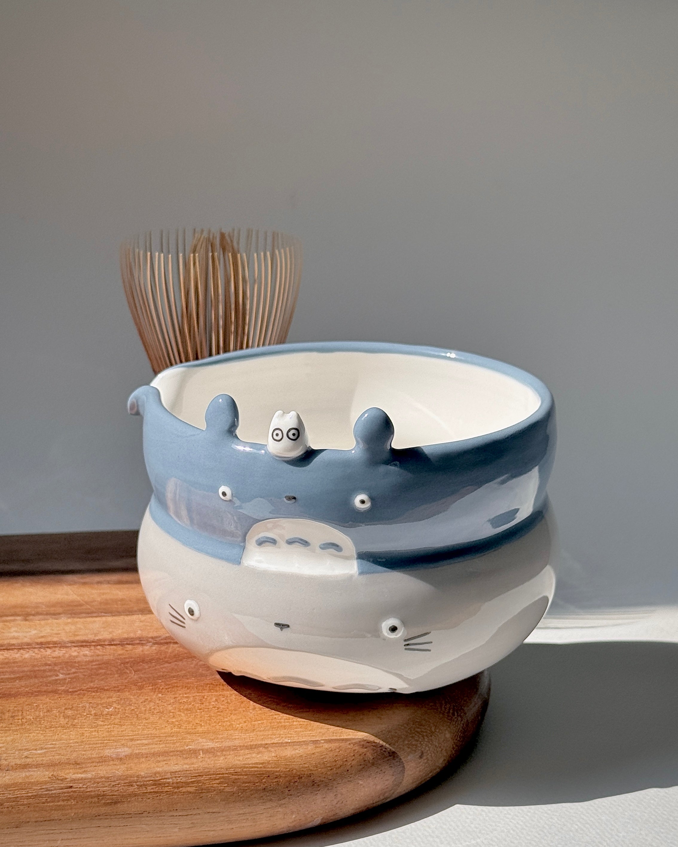 STACKED SPIRITS, FLUFFY Matcha bowl, Chawan