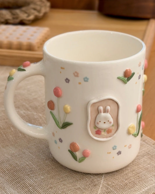 "Preorder" BUNNY TULIP cup, Giant size-Estimated Completion: SEP