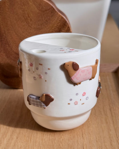 "preorder of" DACHSHUND To-Go Cup, Estimated Completion: SEP