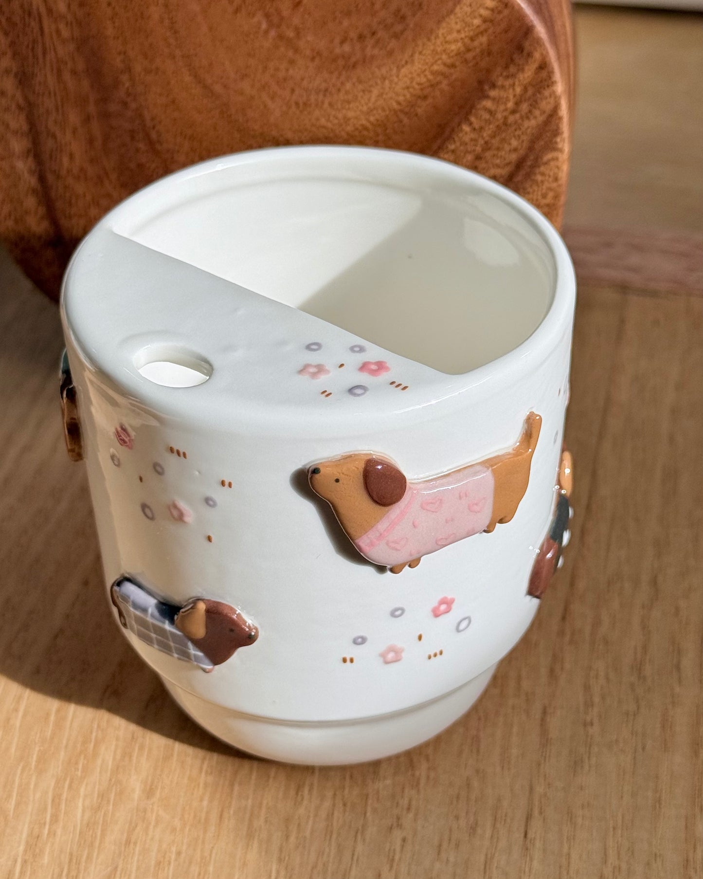 "preorder of" DACHSHUND To-Go Cup, Estimated Completion: SEP