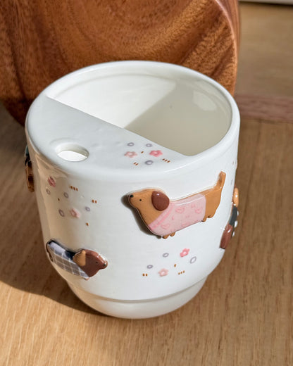 "preorder of" DACHSHUND To-Go Cup, Estimated Completion: SEP