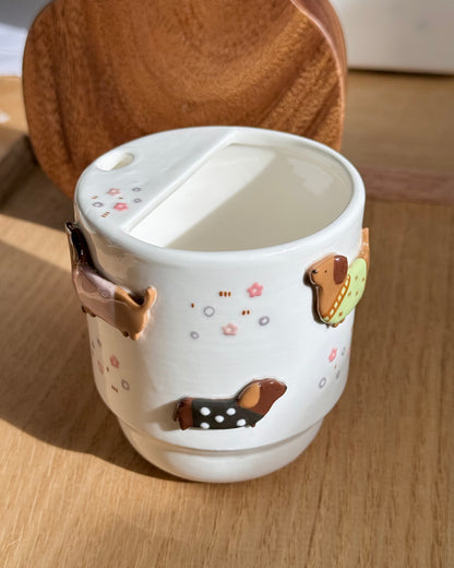 "preorder of" DACHSHUND To-Go Cup, Estimated Completion: SEP