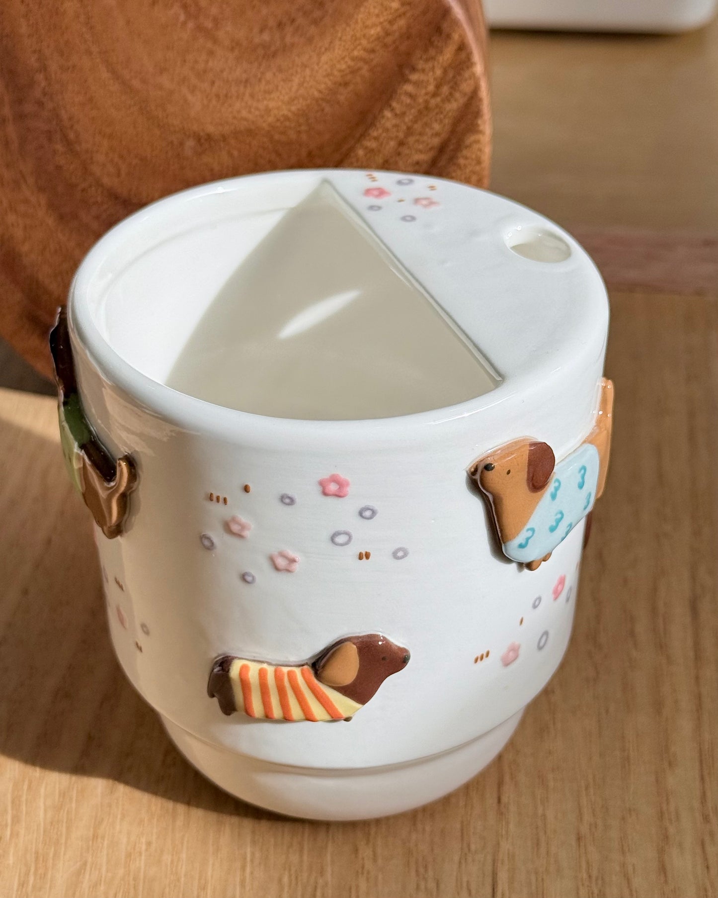 "preorder of" DACHSHUND To-Go Cup, Estimated Completion: SEP