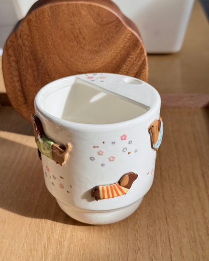 "preorder of" DACHSHUND To-Go Cup, Estimated Completion: SEP