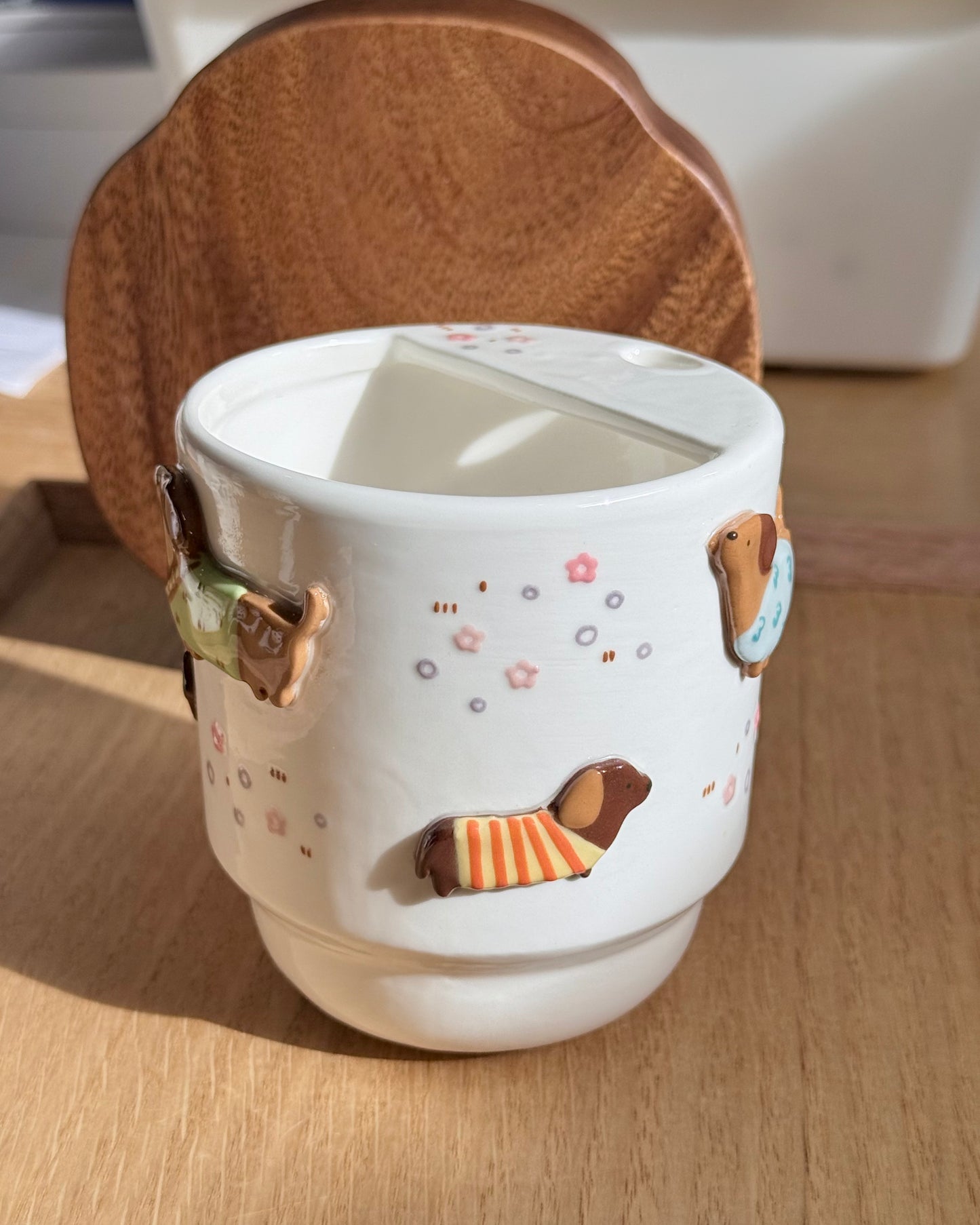 "preorder of" DACHSHUND To-Go Cup, Estimated Completion: SEP