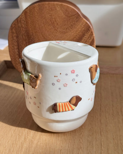 "preorder of" DACHSHUND To-Go Cup, Estimated Completion: SEP