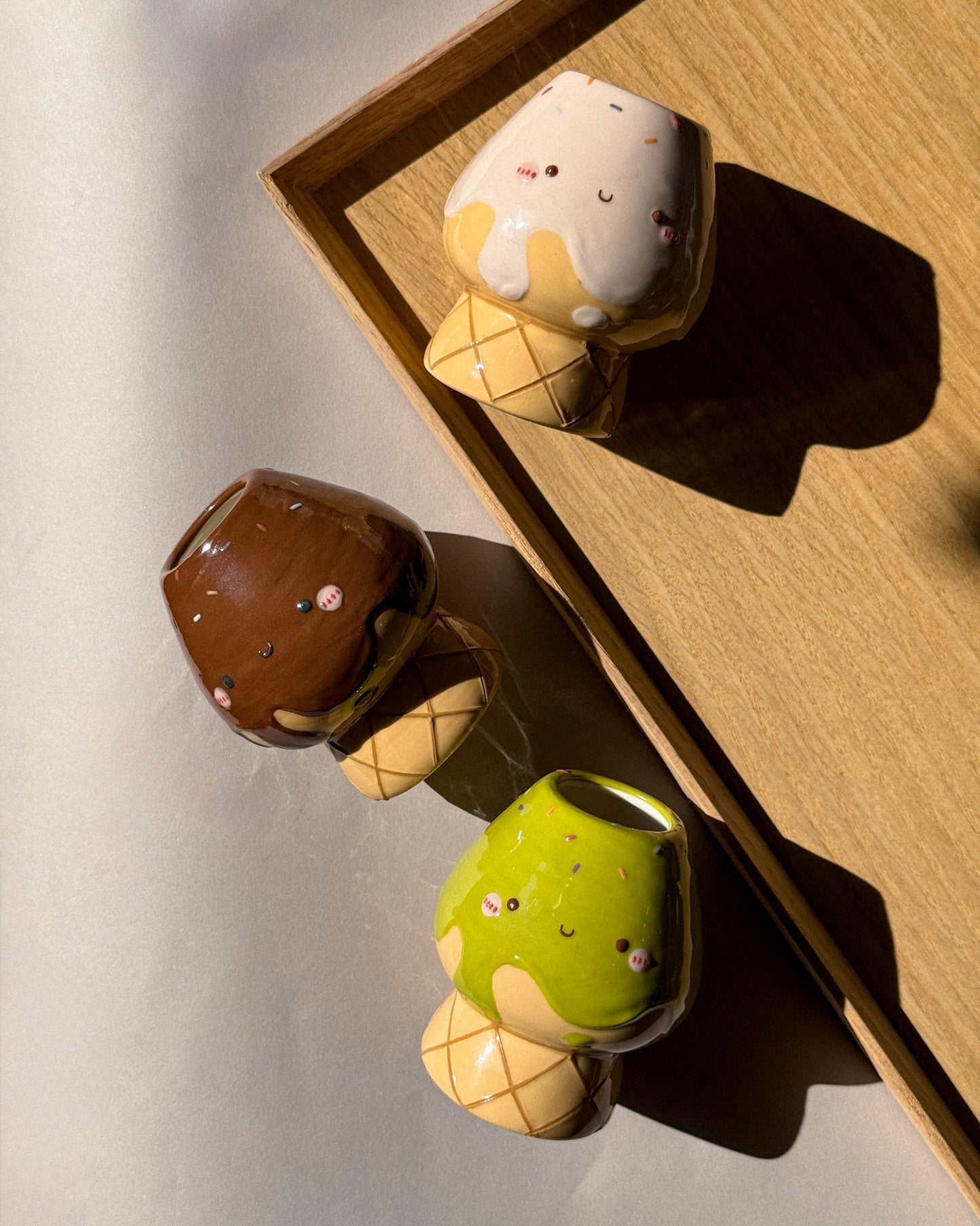 ICE CREAM chasen holder, whisk holder ( PRE-ORDER ), Estimated Completion: End of July–Mid August