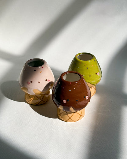 ICE CREAM chasen holder, whisk holder ( PRE-ORDER ), Estimated Completion: End of July–Mid August