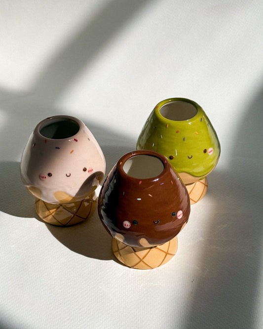 ICE CREAM chasen holder, whisk holder ( PRE-ORDER ), Estimated Completion: End of July–Mid August
