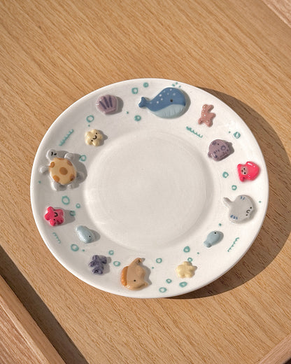 "preorder of" OCEAN plate ,Small plate, Estimated Completion: AUG