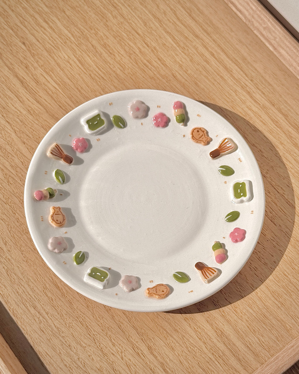 Matcha Green tea plate ,Small plate, PLATE,TRAY