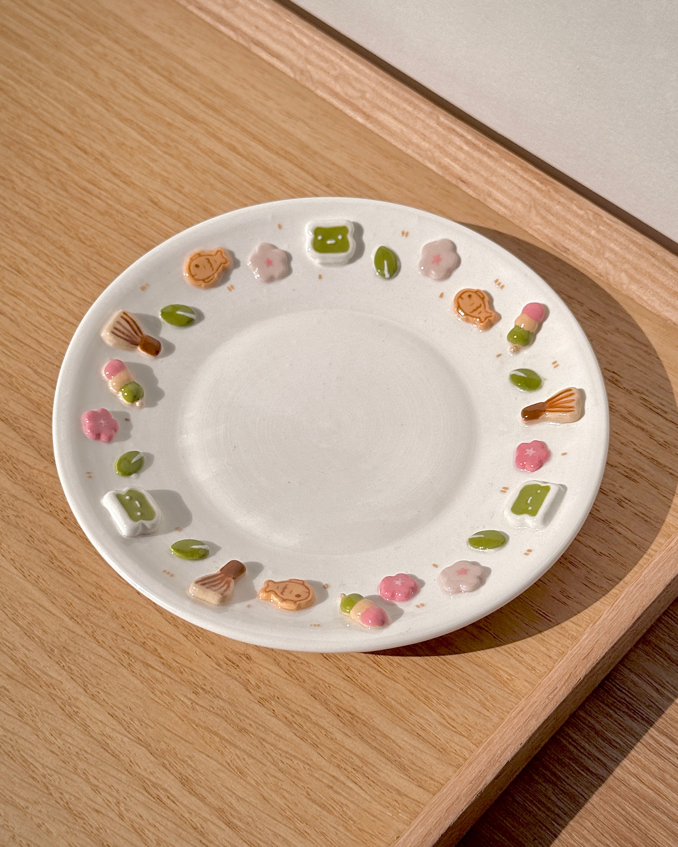 Matcha Green tea plate ,Small plate, PLATE,TRAY