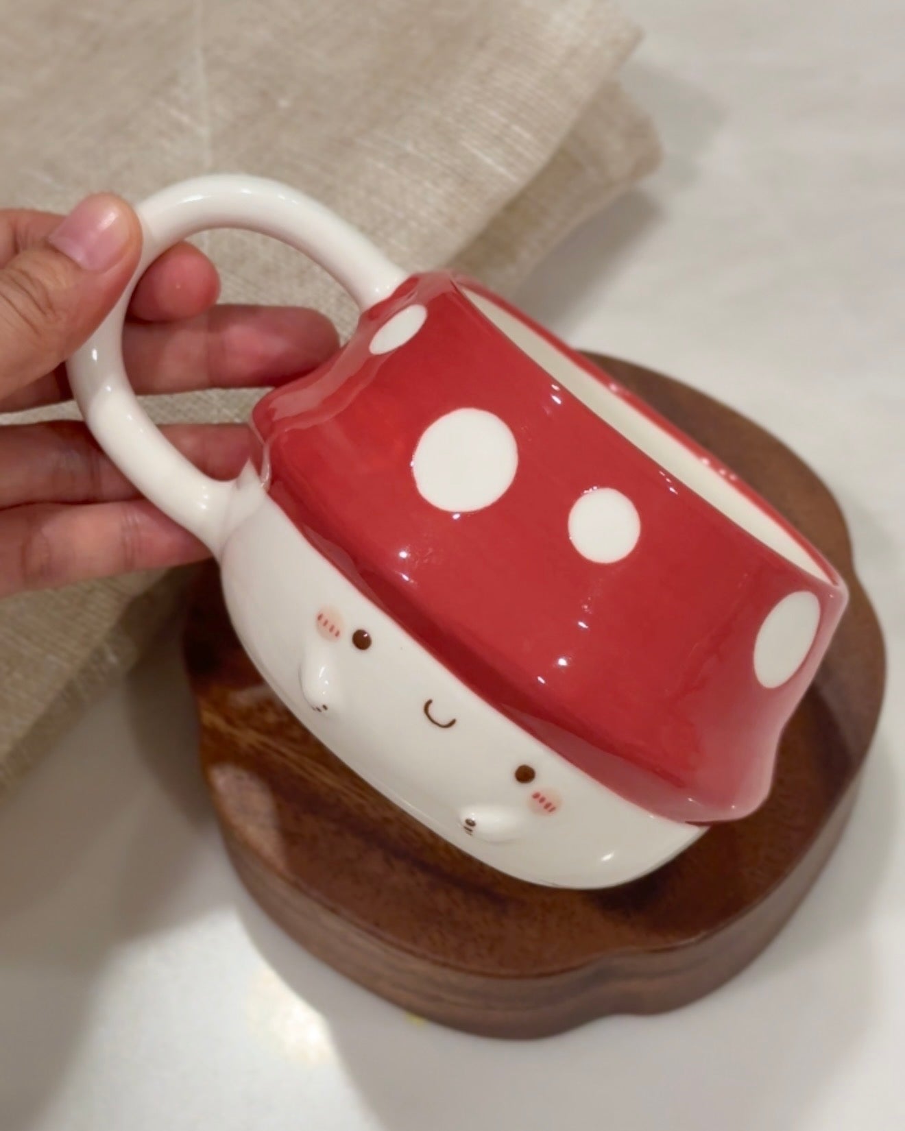 "preorder of" MUSHROOM cup, CHUBBY size, Estimated Completion: SEP