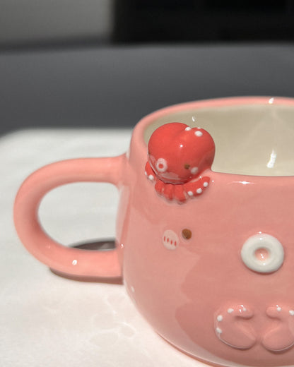 Octopus cup valentine collection, Chubby size