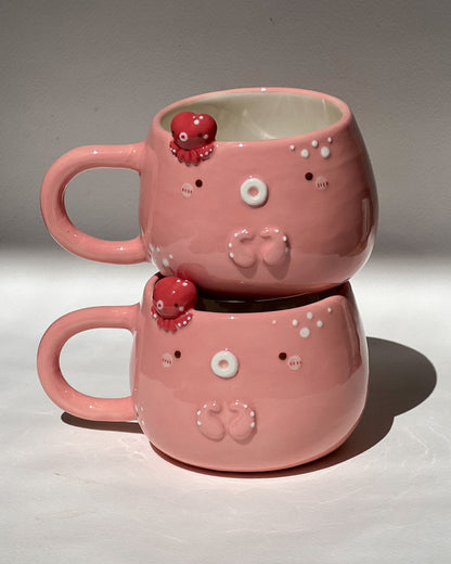 Octopus cup valentine collection, Chubby size