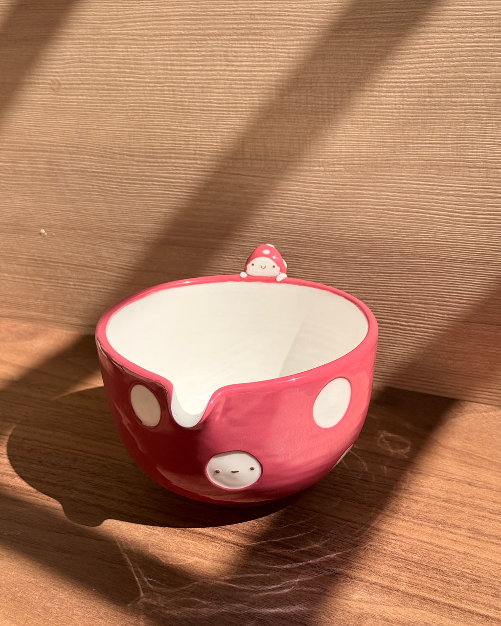 MUSHROOM Matcha bowl, Chawan