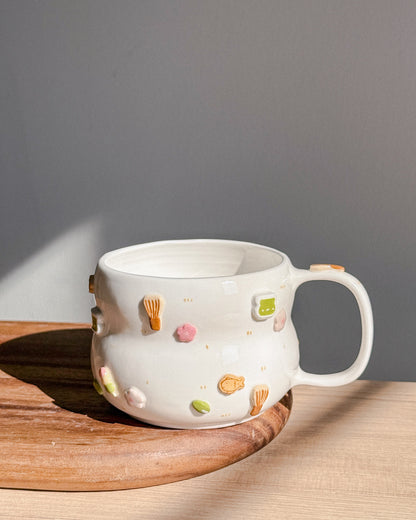 MATCHA GREEN TEA cup Fluffy size
