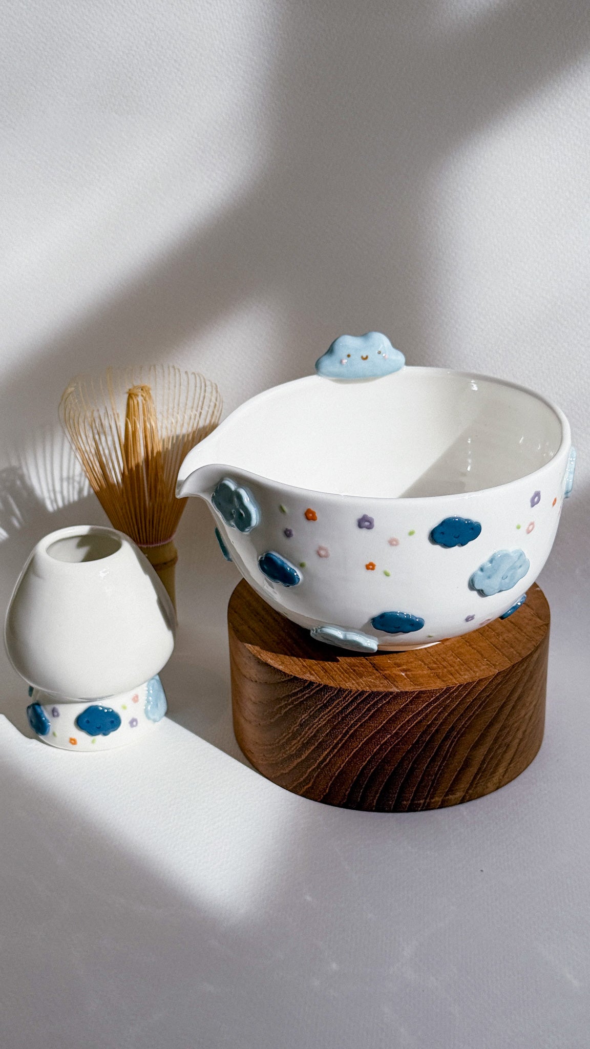 Floral cloud Matcha Bowl (PRE-ORDER ), Estimated Completion: August