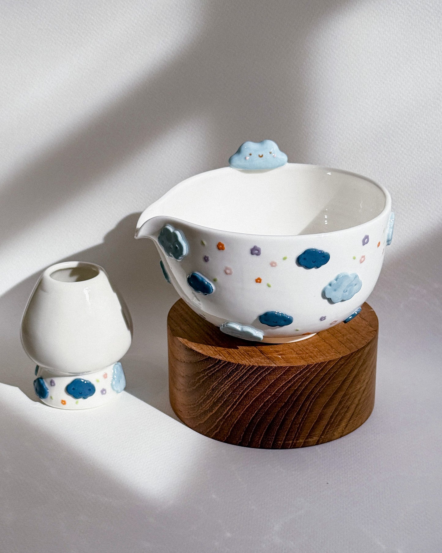 Floral cloud Matcha Bowl (PRE-ORDER ), Estimated Completion: August