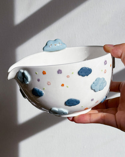 Floral cloud Matcha Bowl (PRE-ORDER ), Estimated Completion: August
