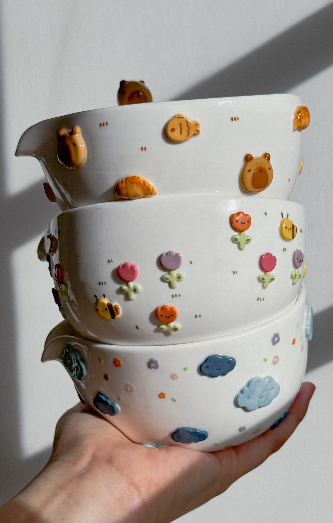 Floral cloud Matcha Bowl (PRE-ORDER ), Estimated Completion: August