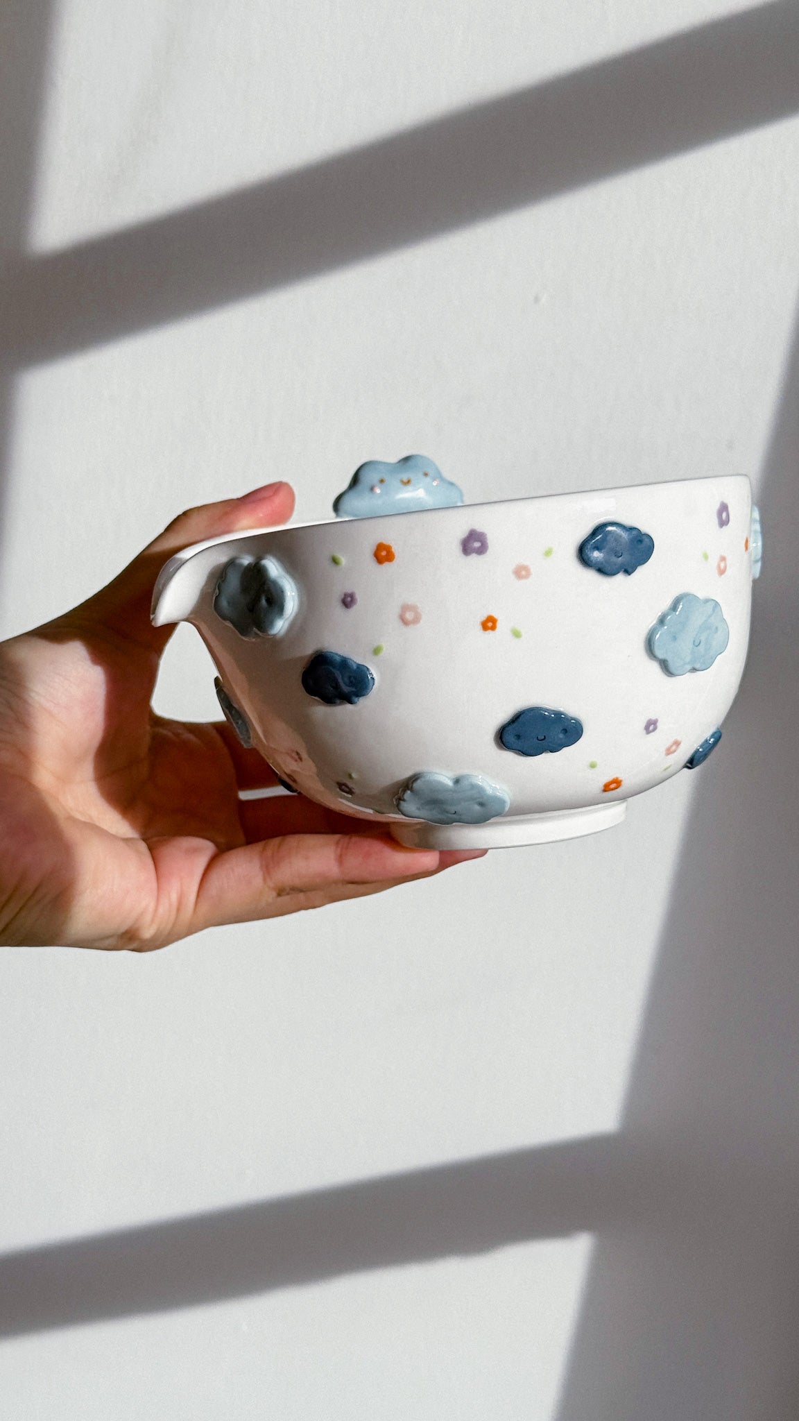 Floral cloud Matcha Bowl (PRE-ORDER ), Estimated Completion: August