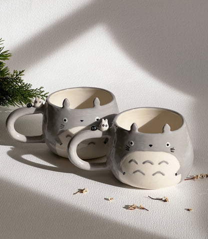 FLUFFY GREY SPIRIT chubby cup