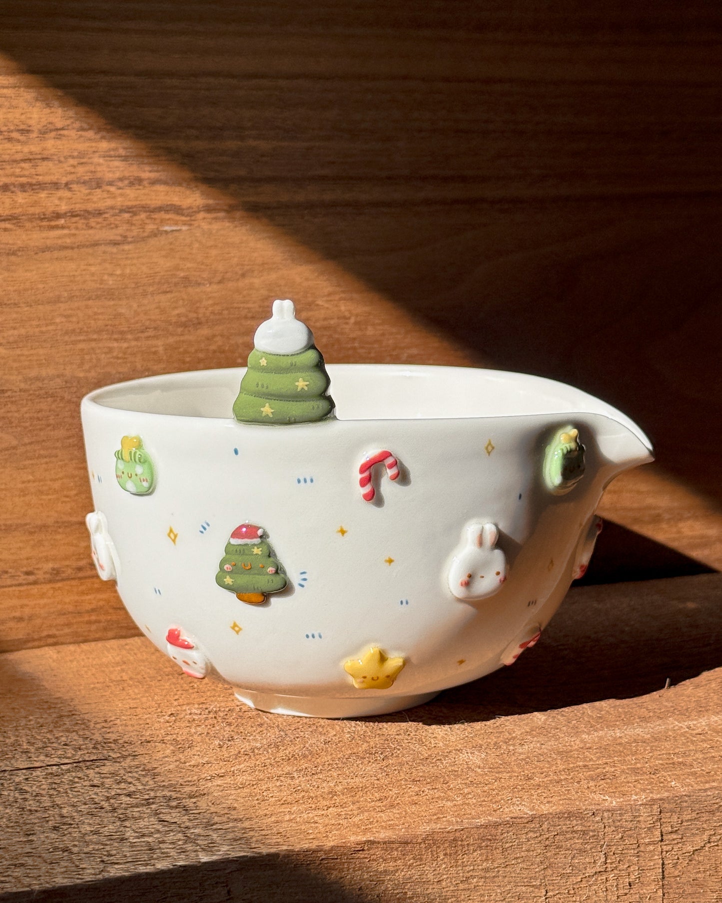 CHRISTMAS matcha bowl, Chawan (PRE-ORDER), Estimated Completion: December
