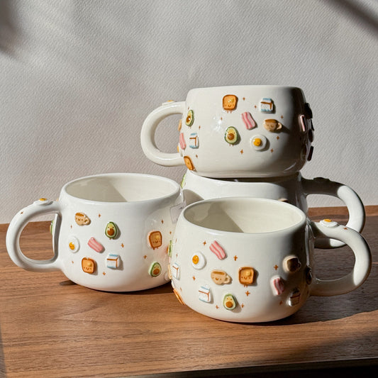 BREAKFAST cup, CHUBBY size -WINTER SALE ❄️