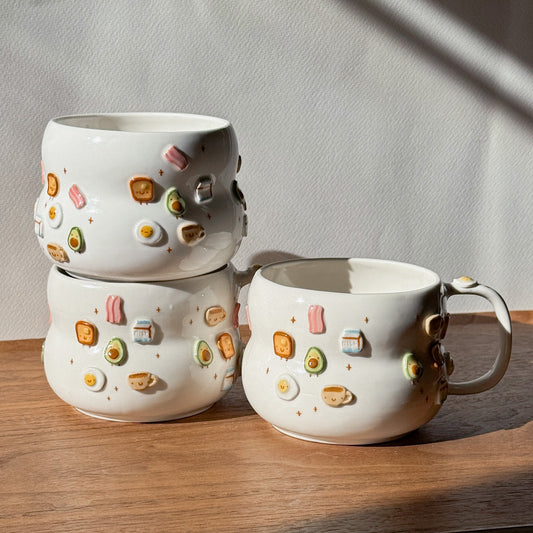 BREAKFAST cup, FLUFFY size-WINTER SALE ❄️