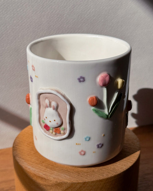 BUNNY TULIP Tea cup size-WINTER SALE ❄️