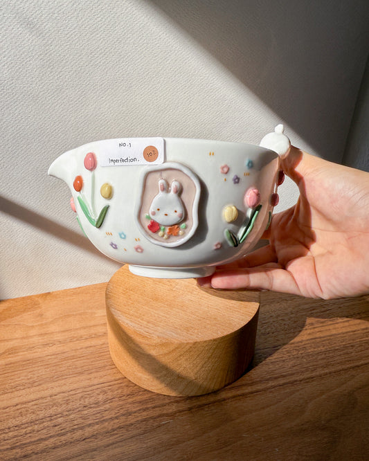 BUNNY TULIP Matcha bowl-WINTER SALE ❄️