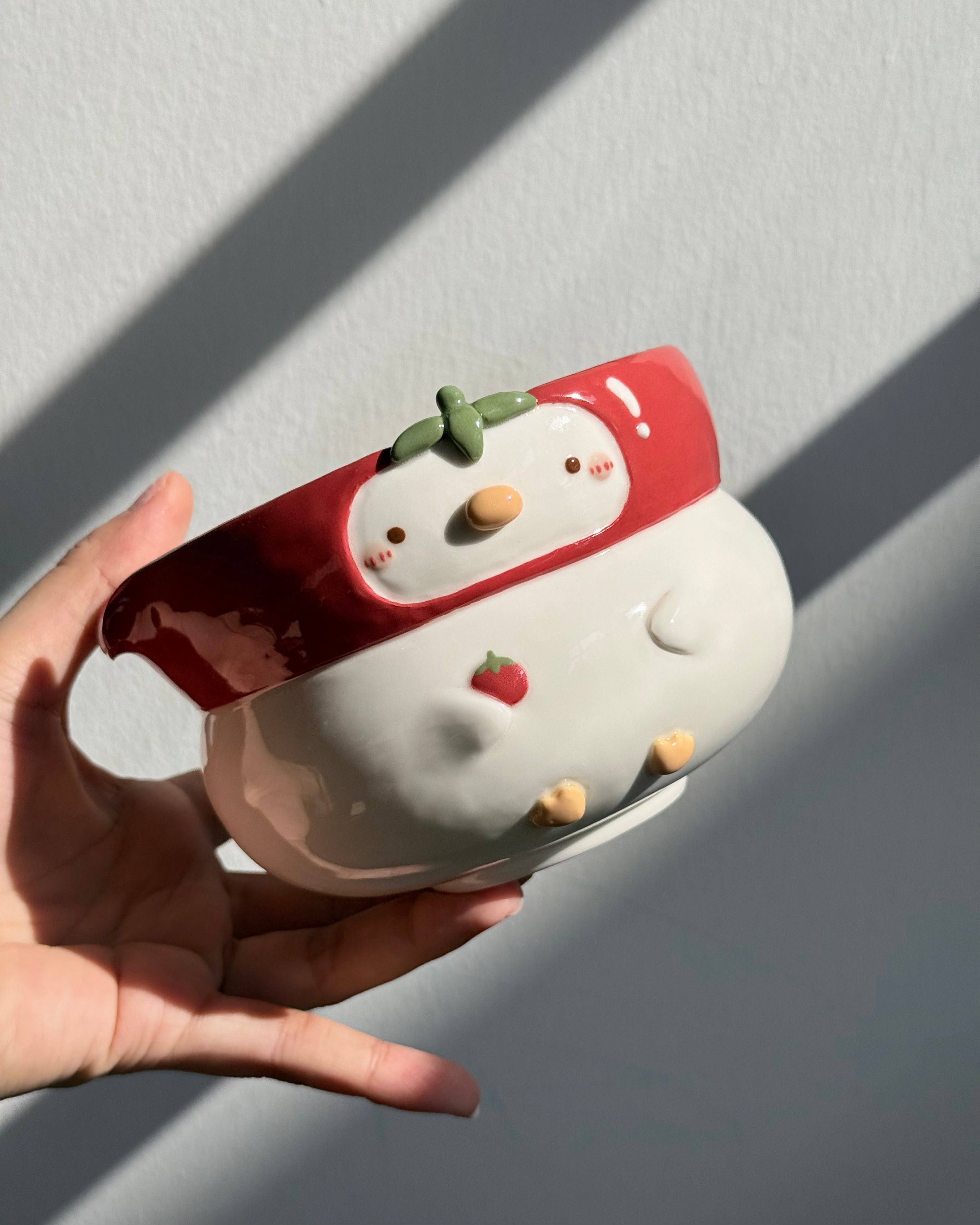 TOMATO DUCK Fluffy Matcha bowl (PRE-ORDER), Estimated Completion: May