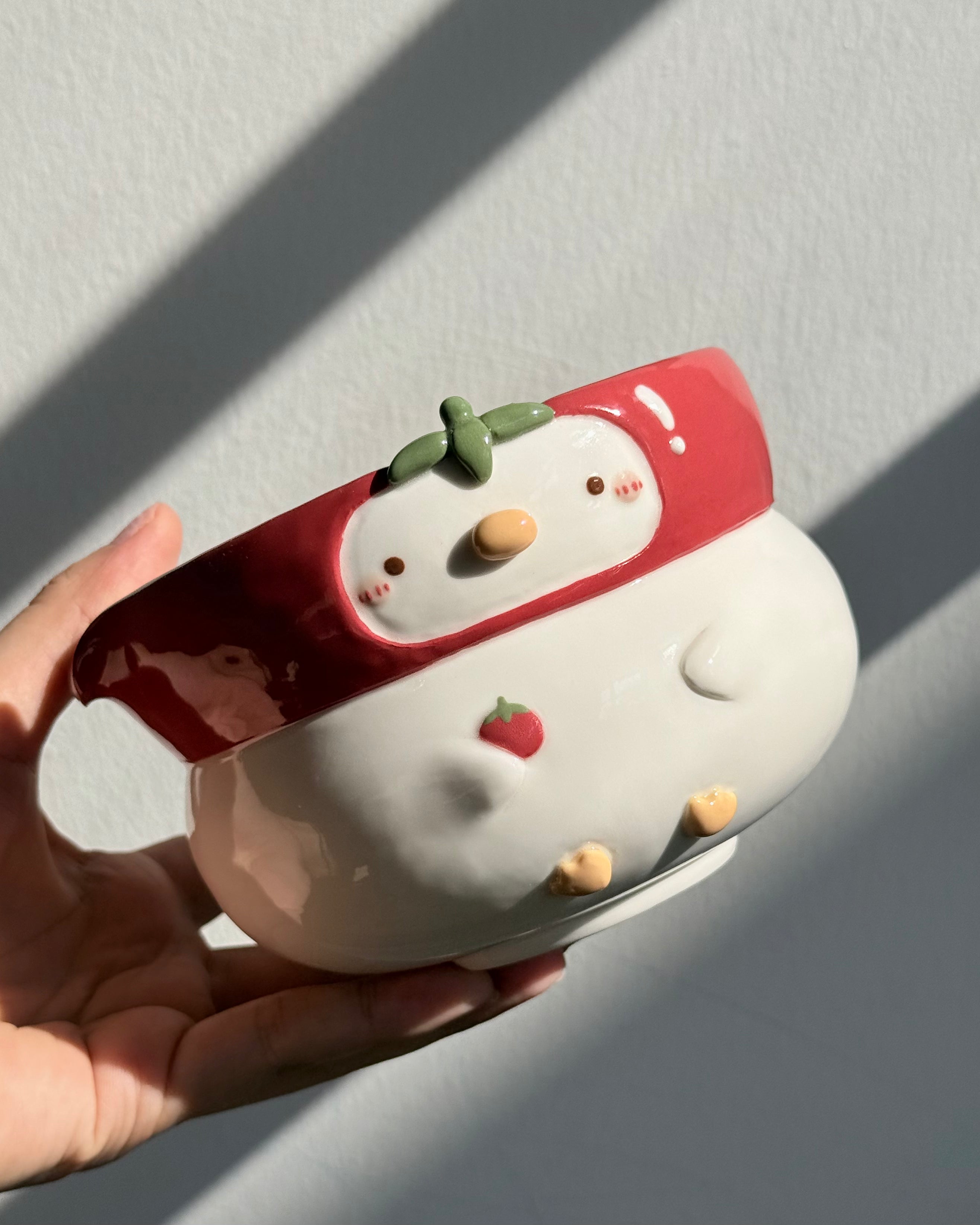 TOMATO DUCK Fluffy Matcha bowl (PRE-ORDER), Estimated Completion: May