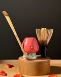 STRAWBERRY chasen holder, whisk holder (PRE-ORDER), Estimated Completion: JUNE