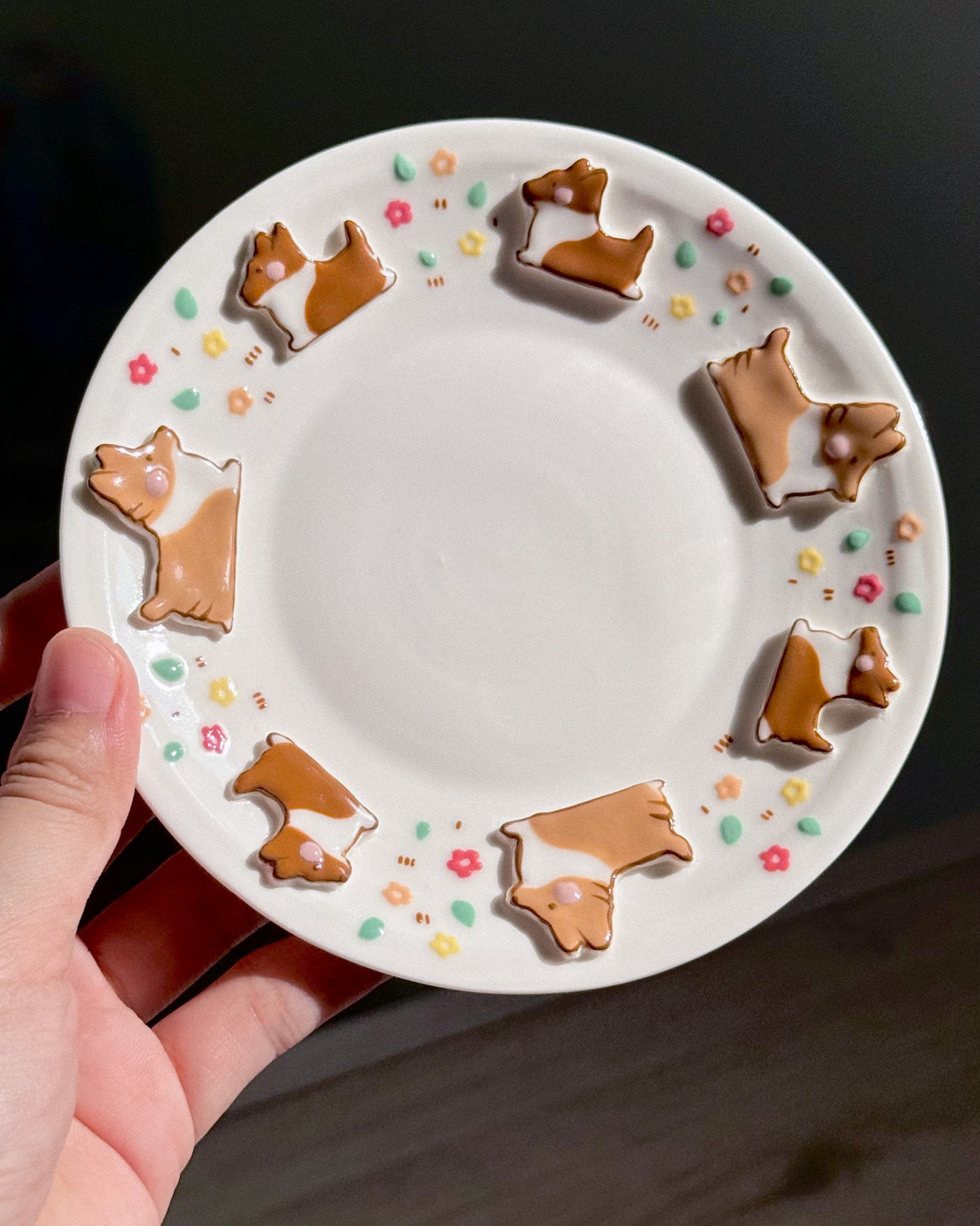 CORGI plate ,Small plate, PLATE,TRAY