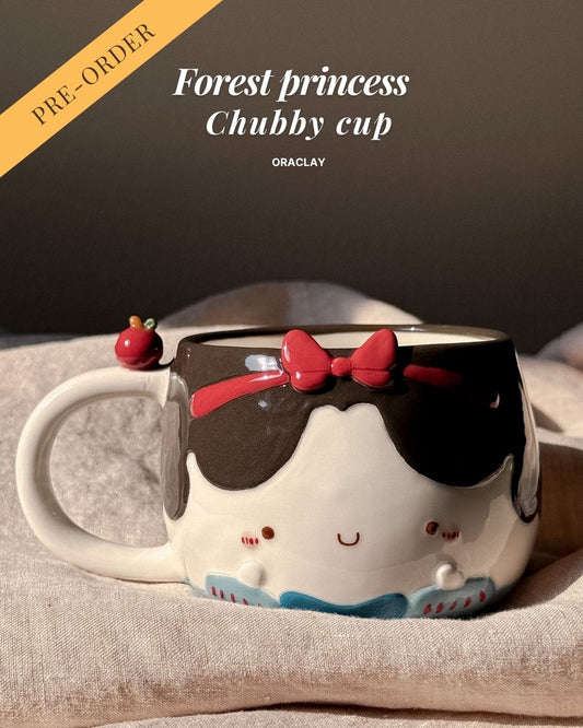 Forest princess, CHUBBY size cup (PRE-ORDER), Estimated Completion: MARCH