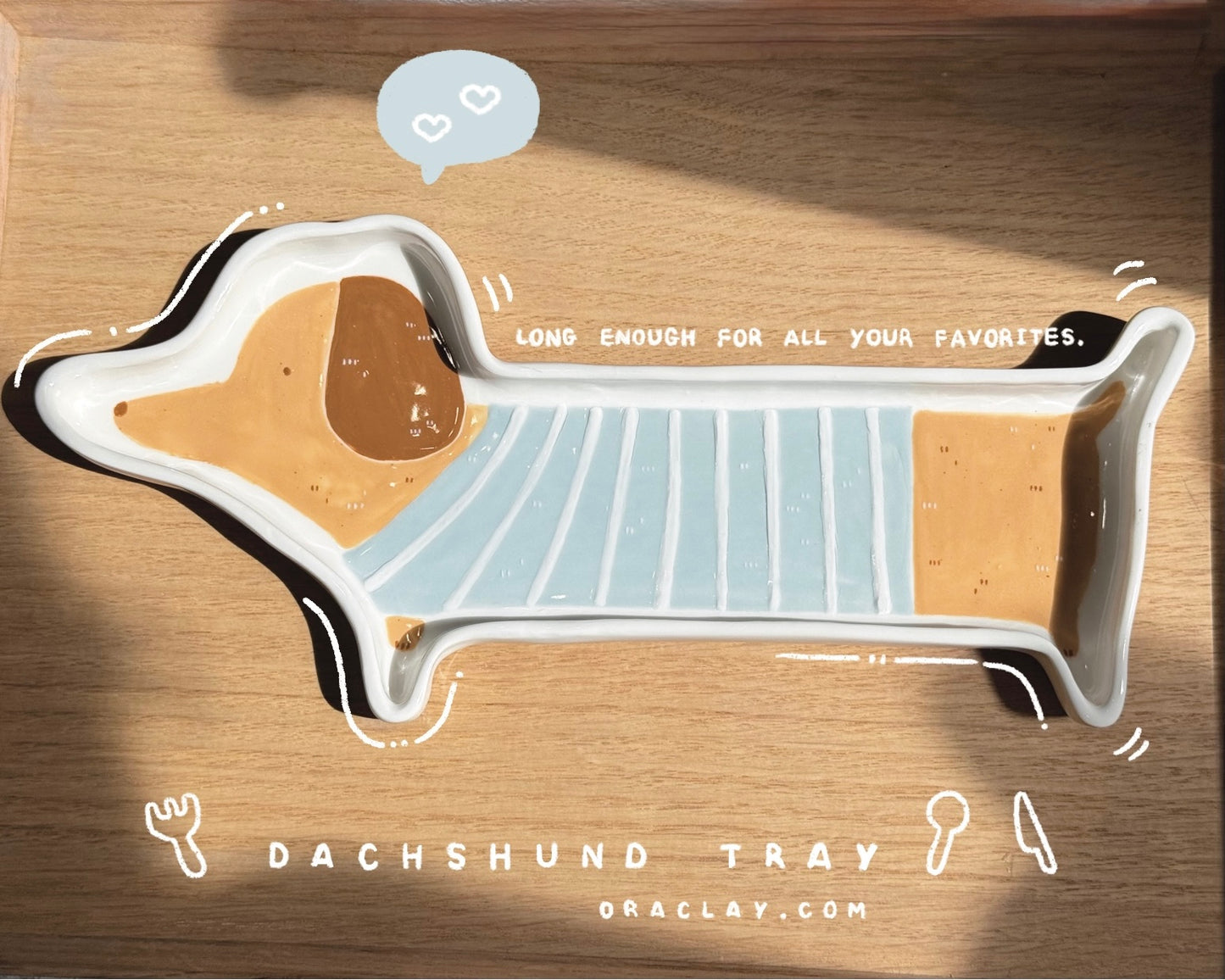DACHSHUND TRAY