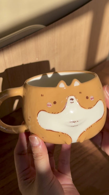 CORGI PUFF cup, CHUBBY size