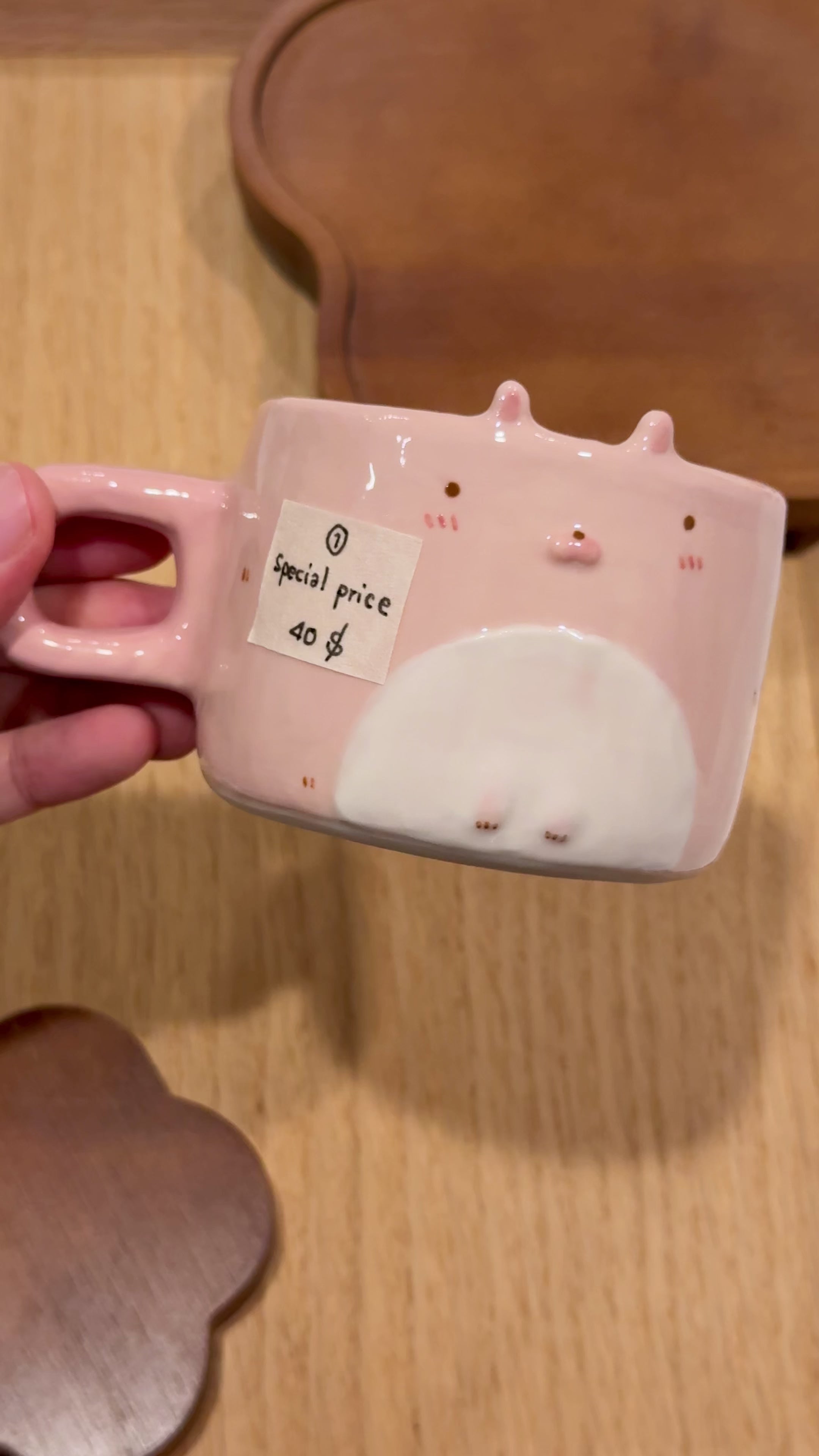 RABBIT cup, Fluffy cup- Mid Year Sale❗️