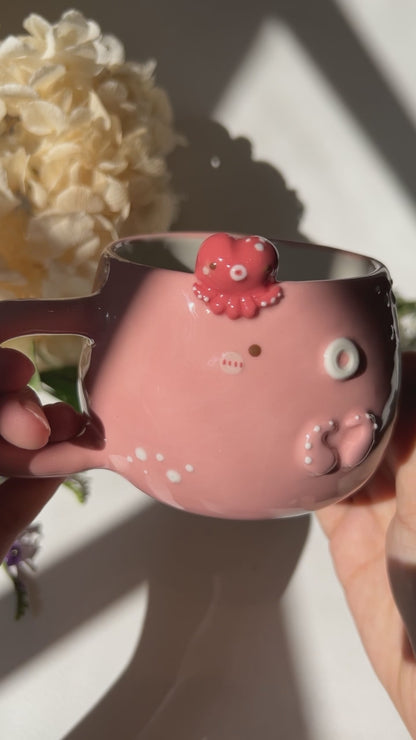 Octopus cup valentine collection, Chubby size